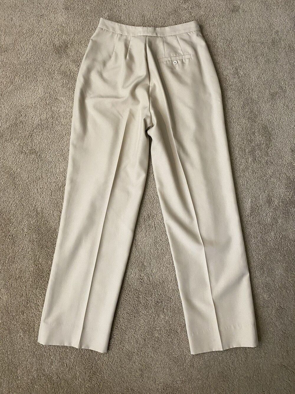 Liz Claiborne LizSport Hi Rise Vintage 90’s Beige Trousers Women’s Size 8 - Picture 11 of 13